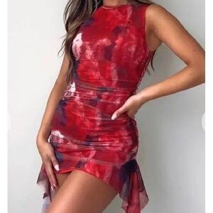 White Fox Midnight Affair Mini Dress size medium